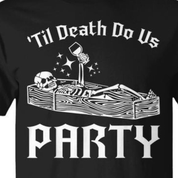Til Death Do Us Party 2024 Skeleton Bride Squad Retro Bachelorette Wedding 05 - Picture 2 of 5